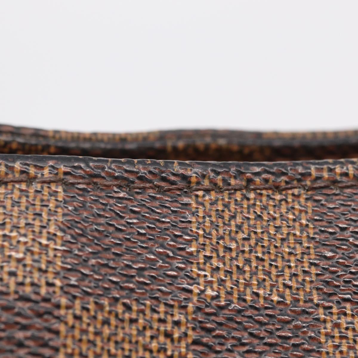 LOUIS VUITTON Damier Ebene Looping GM Shoulder Bag N51144 LV Auth 207583A