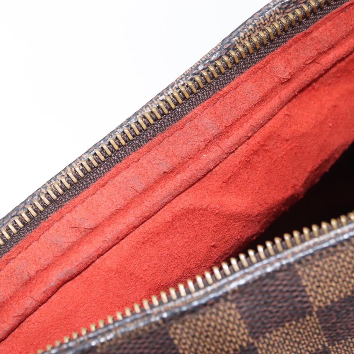 LOUIS VUITTON Damier Ebene Looping GM Shoulder Bag N51144 LV Auth 207583A
