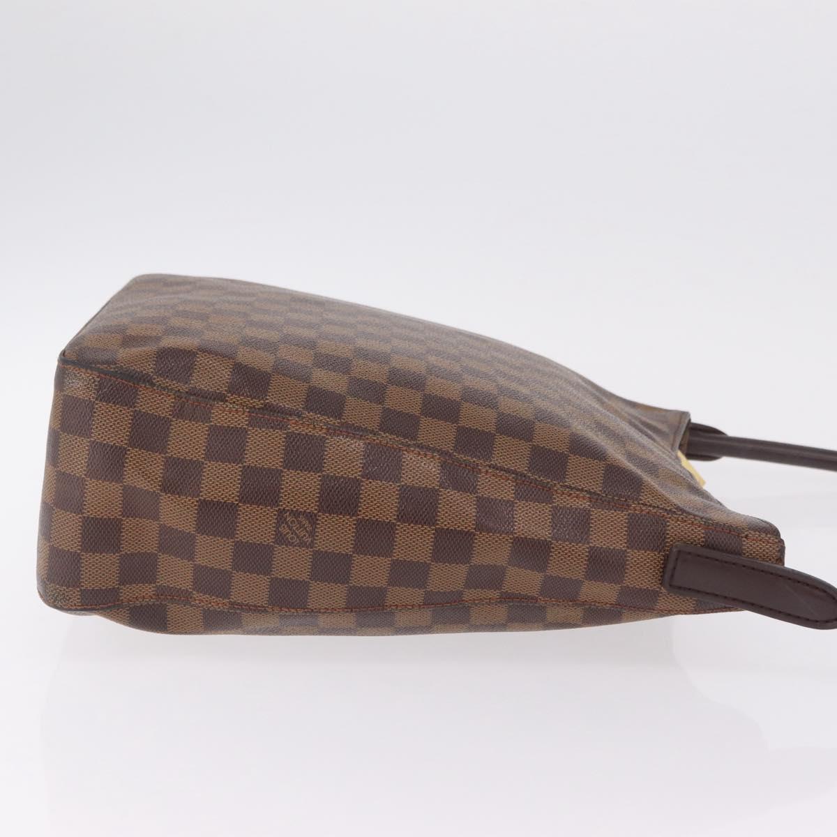 LOUIS VUITTON Damier Ebene Looping GM Shoulder Bag N51144 LV Auth 207583A