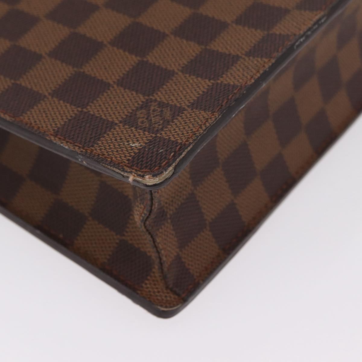 LOUIS VUITTON Damier Ebene Altona PM Briefcase N53315 LV Auth 207585