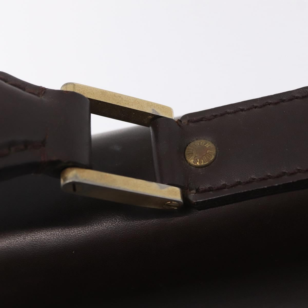 LOUIS VUITTON Damier Ebene Altona PM Briefcase N53315 LV Auth 207585