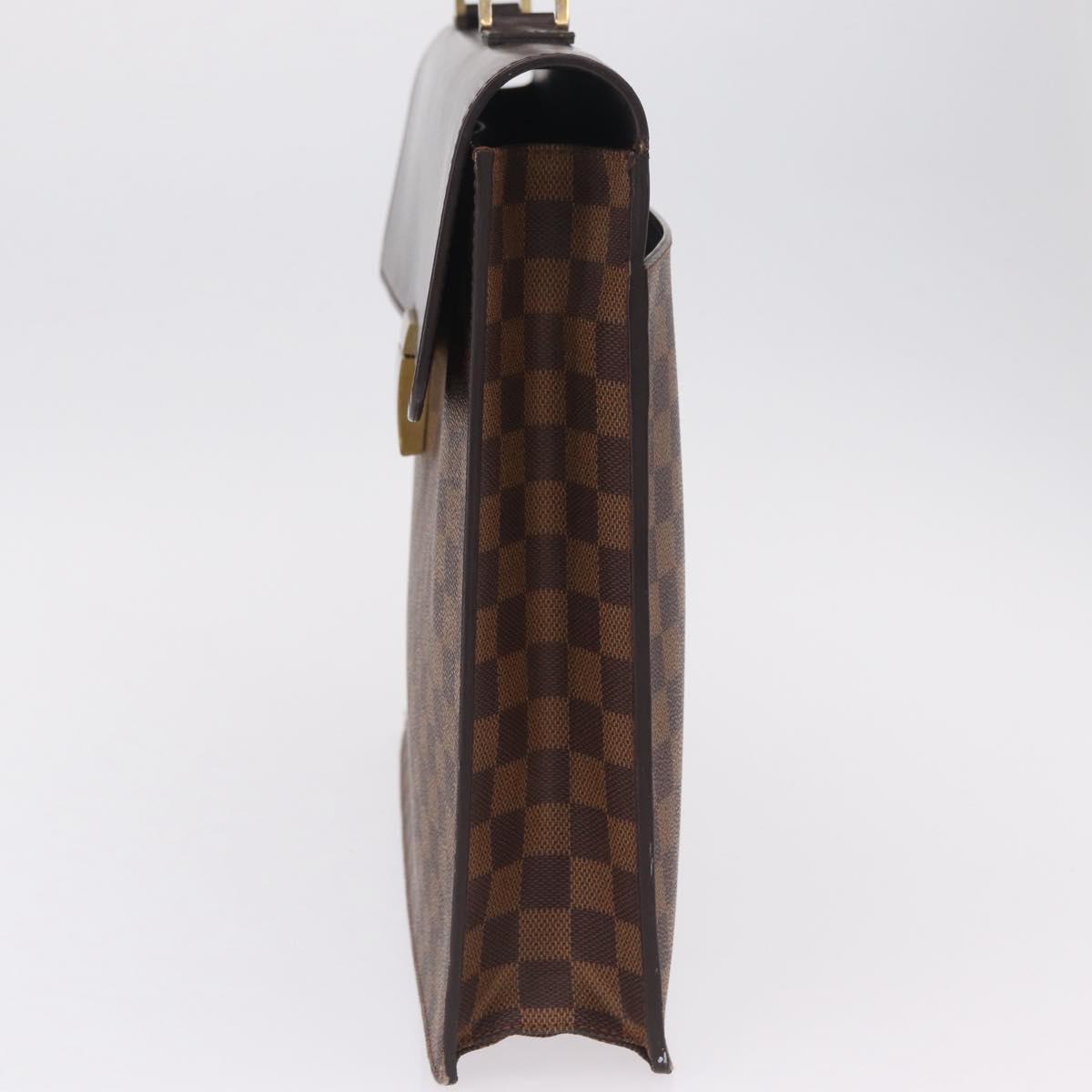 LOUIS VUITTON Damier Ebene Altona PM Briefcase N53315 LV Auth 207585