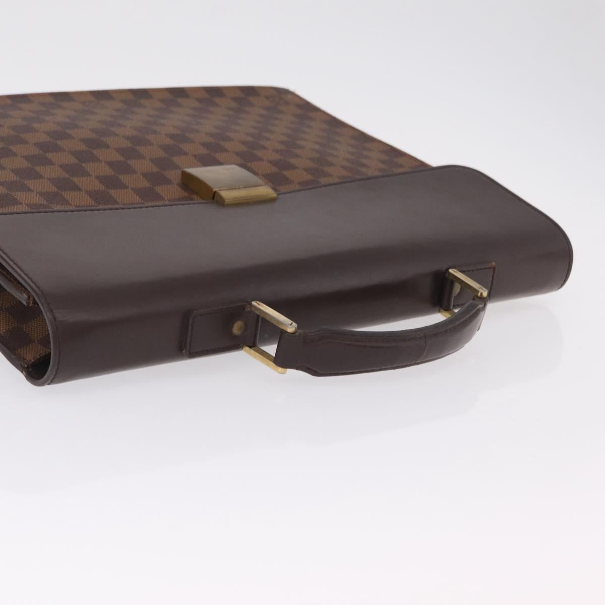 LOUIS VUITTON Damier Ebene Altona PM Briefcase N53315 LV Auth 207585