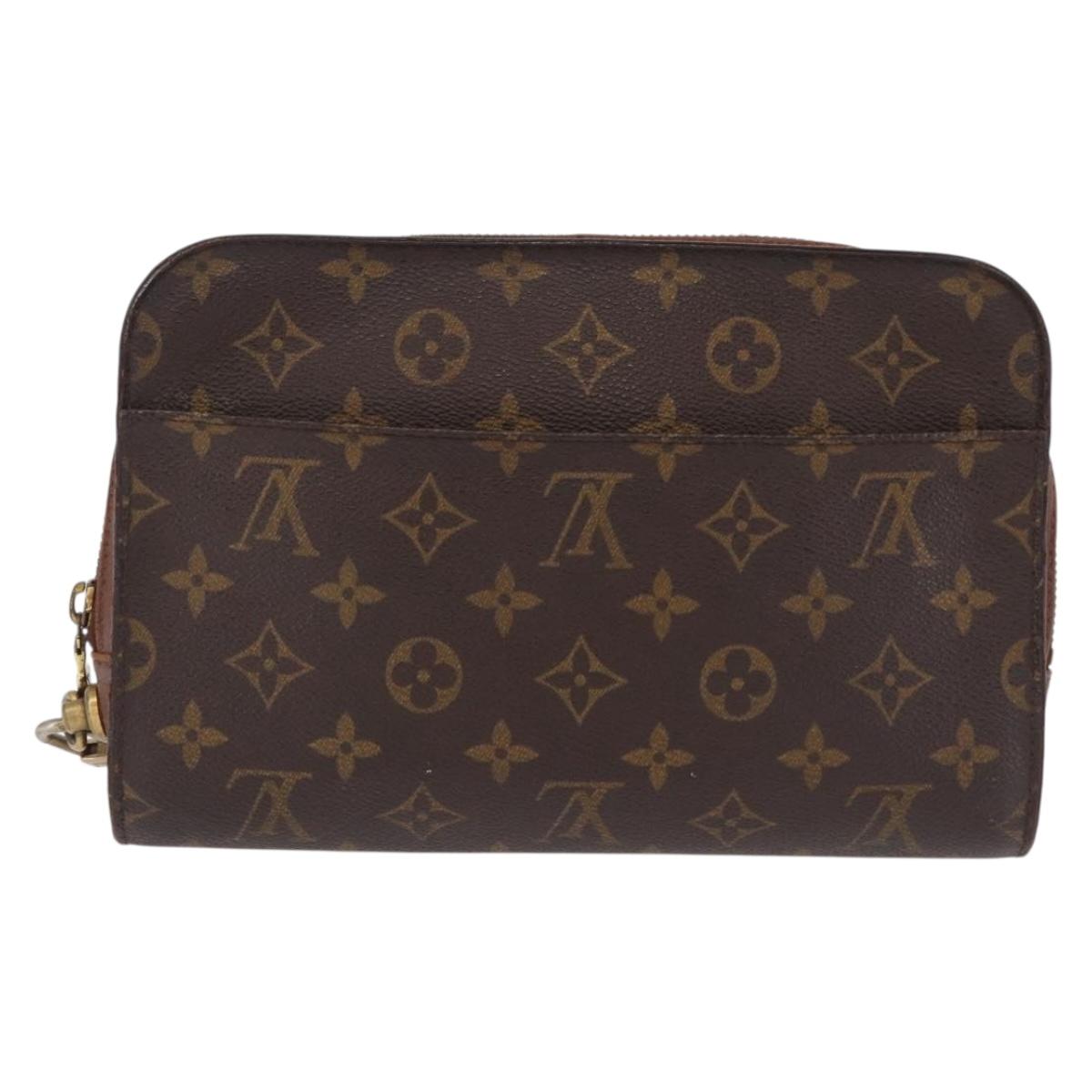 LOUIS VUITTON Monogram Orsay Clutch Bag M51790 LV Auth 207596