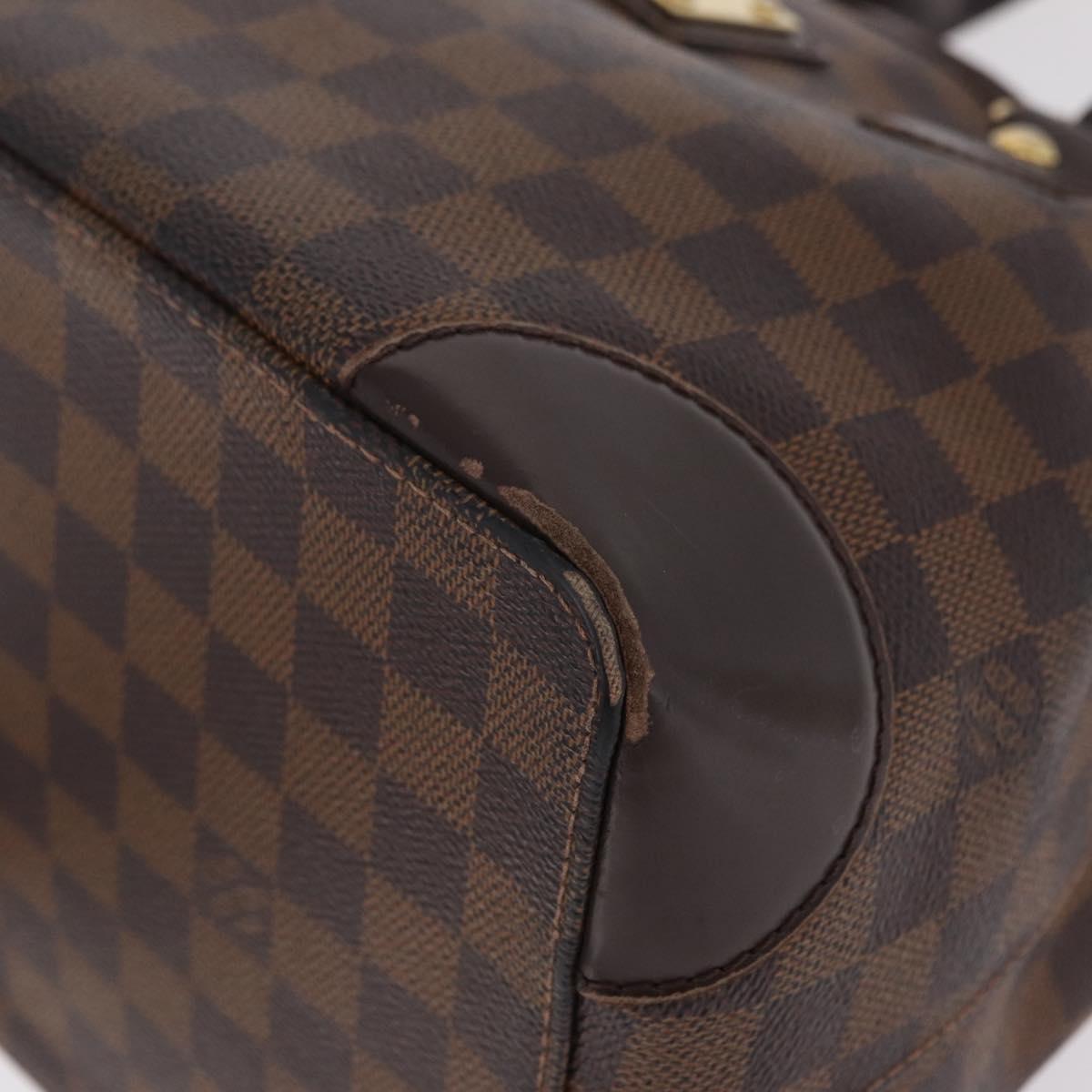 LOUIS VUITTON Damier Ebene Hampstead PM Tote Bag N51205 LV Auth 207603