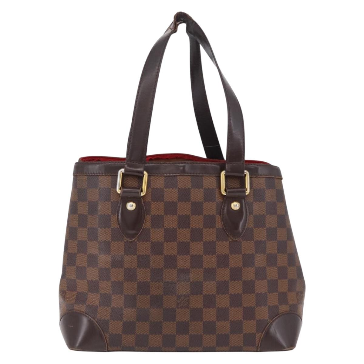 LOUIS VUITTON Damier Ebene Hampstead PM Tote Bag N51205 LV Auth 207603