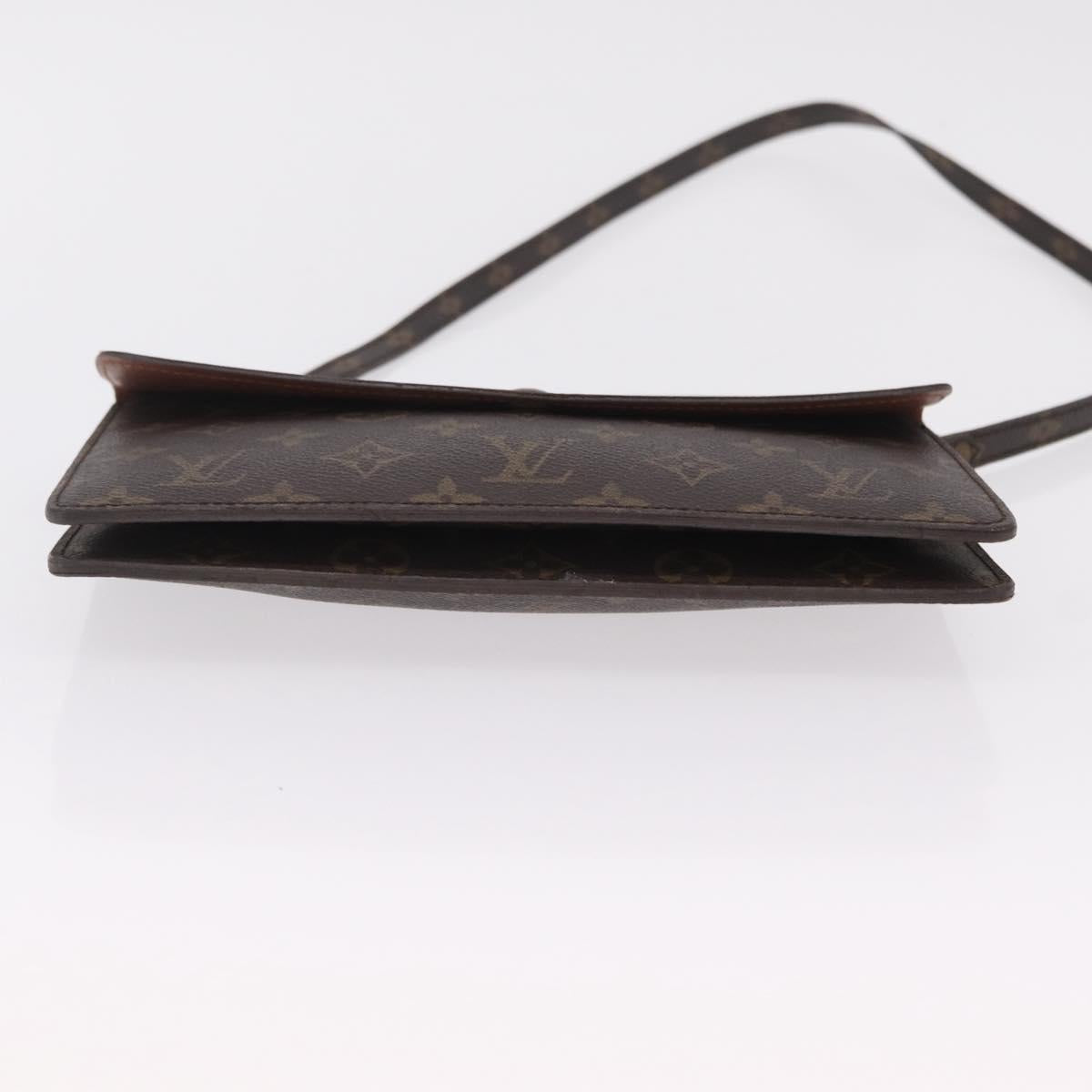 LOUIS VUITTON Monogram Double Rabat Shoulder Bag M51815 LV Auth 207633
