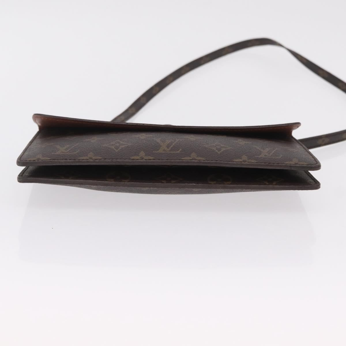 LOUIS VUITTON Monogram Double Rabat Shoulder Bag M51815 LV Auth 207633