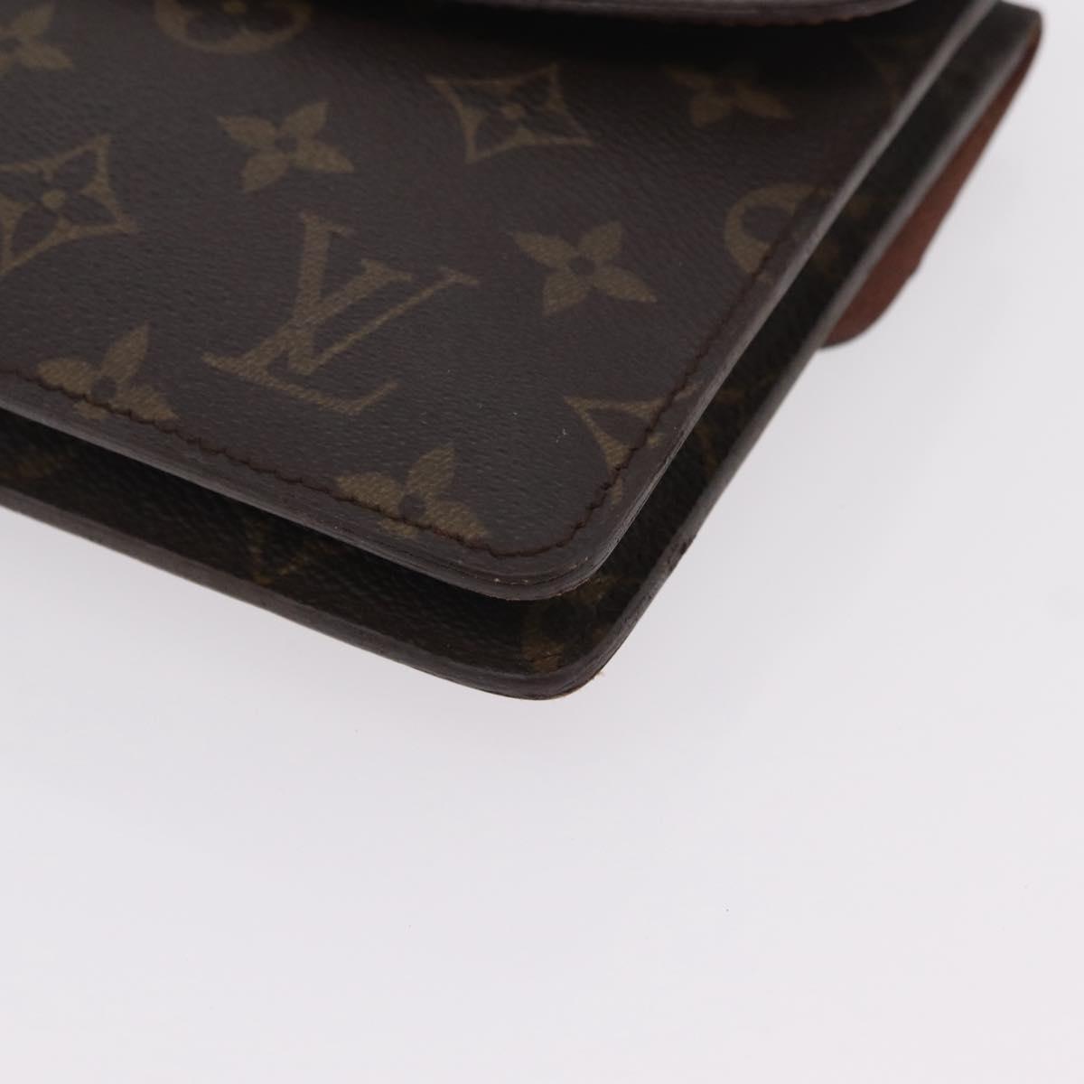 LOUIS VUITTON Monogram Double Rabat Shoulder Bag M51815 LV Auth 207633