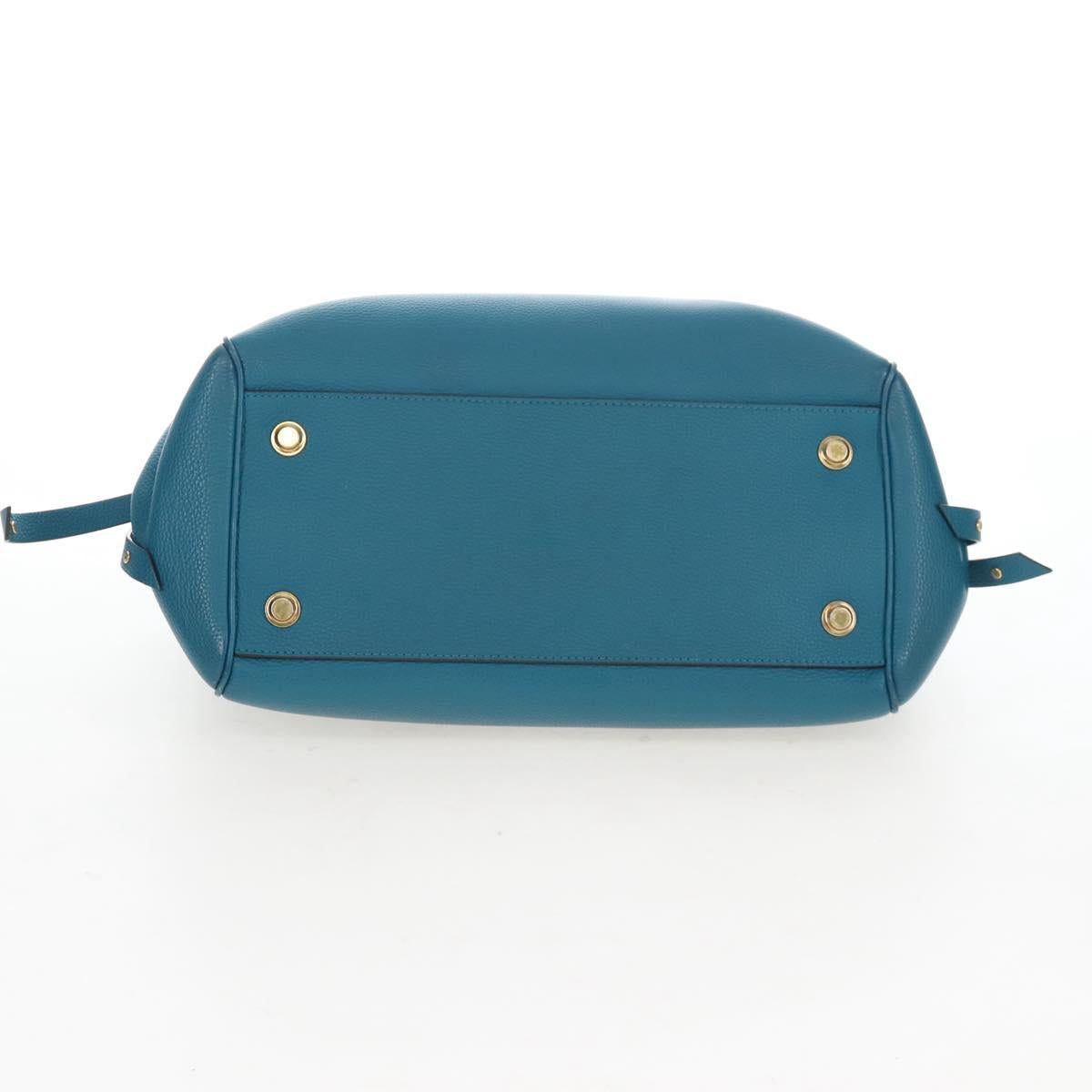 LOUIS VUITTON Mira MM Hand Bag Leather Blue M55023 LV Auth 207637M