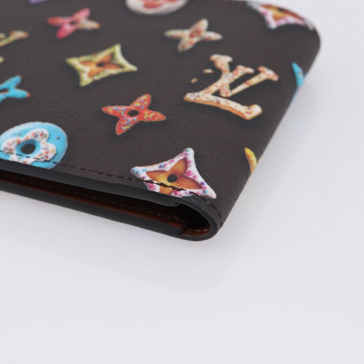 LOUIS VUITTON Donuts Portefeuille Slender Wallet M28283 LV Auth 207646SAM