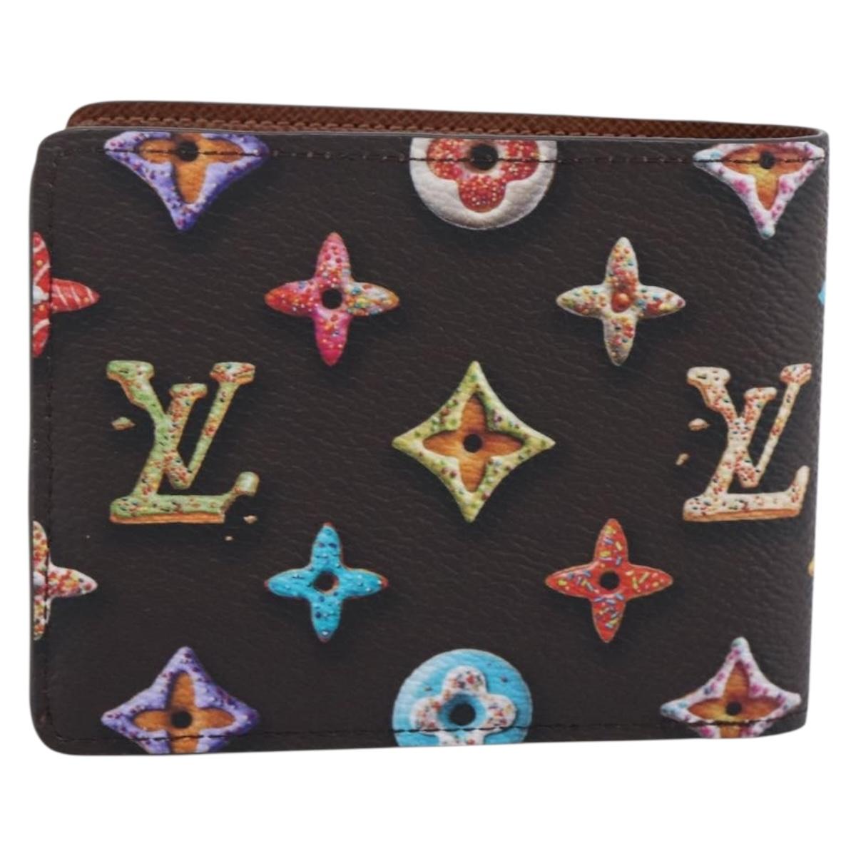 LOUIS VUITTON Donuts Portefeuille Slender Wallet M28283 LV Auth 207646SAM
