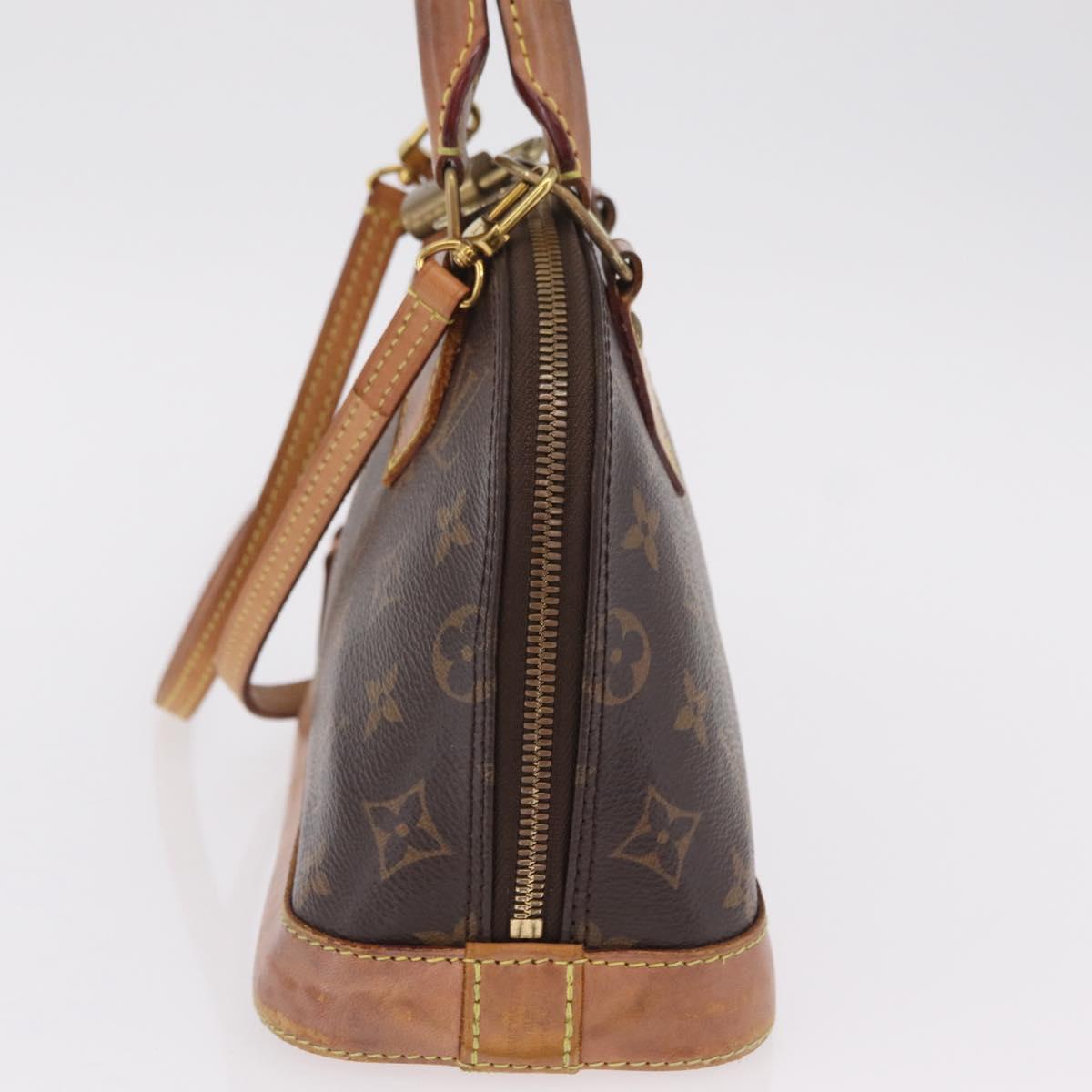 LOUIS VUITTON Monogram Alma BB Hand Bag M53152 LV Auth 207653
