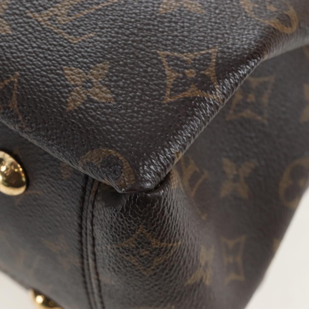 LOUIS VUITTON Monogram Pallas MM Hand Bag Purple M40906 LV Auth 207677A
