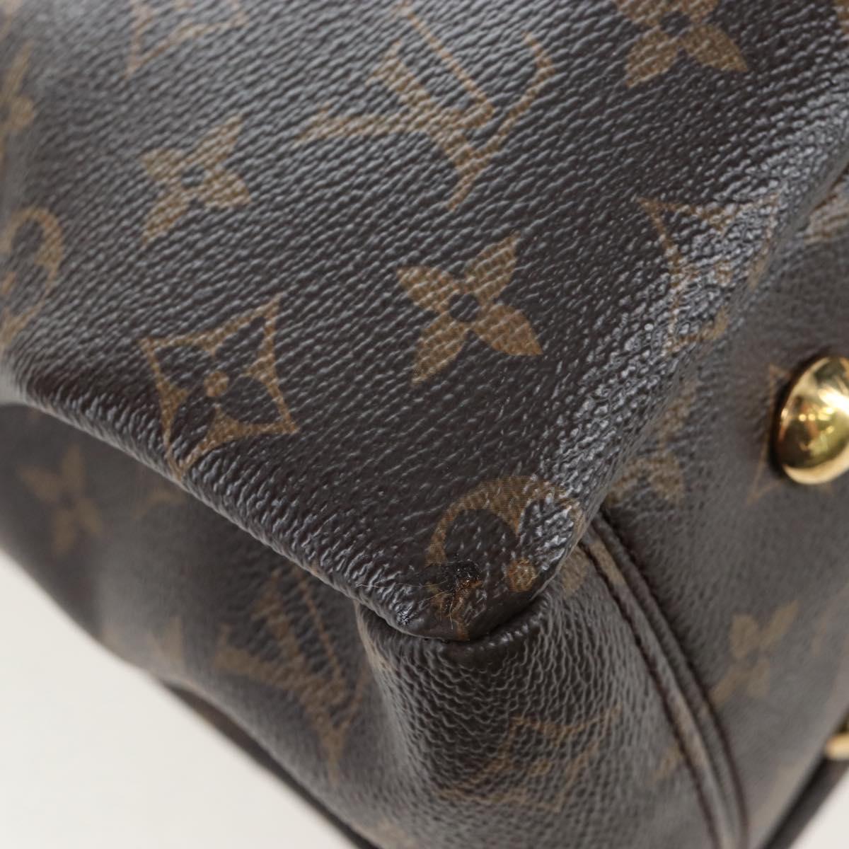 LOUIS VUITTON Monogram Pallas MM Hand Bag Purple M40906 LV Auth 207677A
