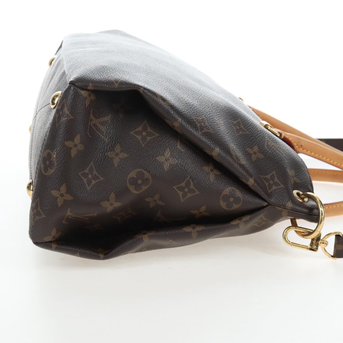LOUIS VUITTON Monogram Pallas MM Hand Bag Purple M40906 LV Auth 207677A