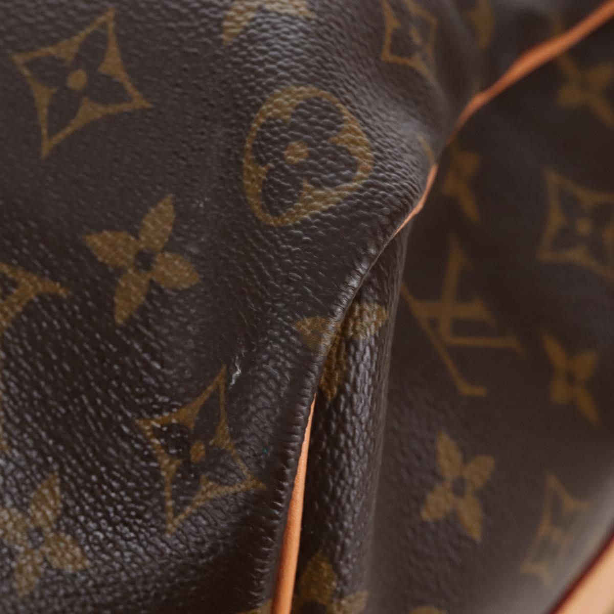 LOUIS VUITTON Monogram Keepall Bandouliere 50 Boston Bag M41416 LV Auth 207688SAV