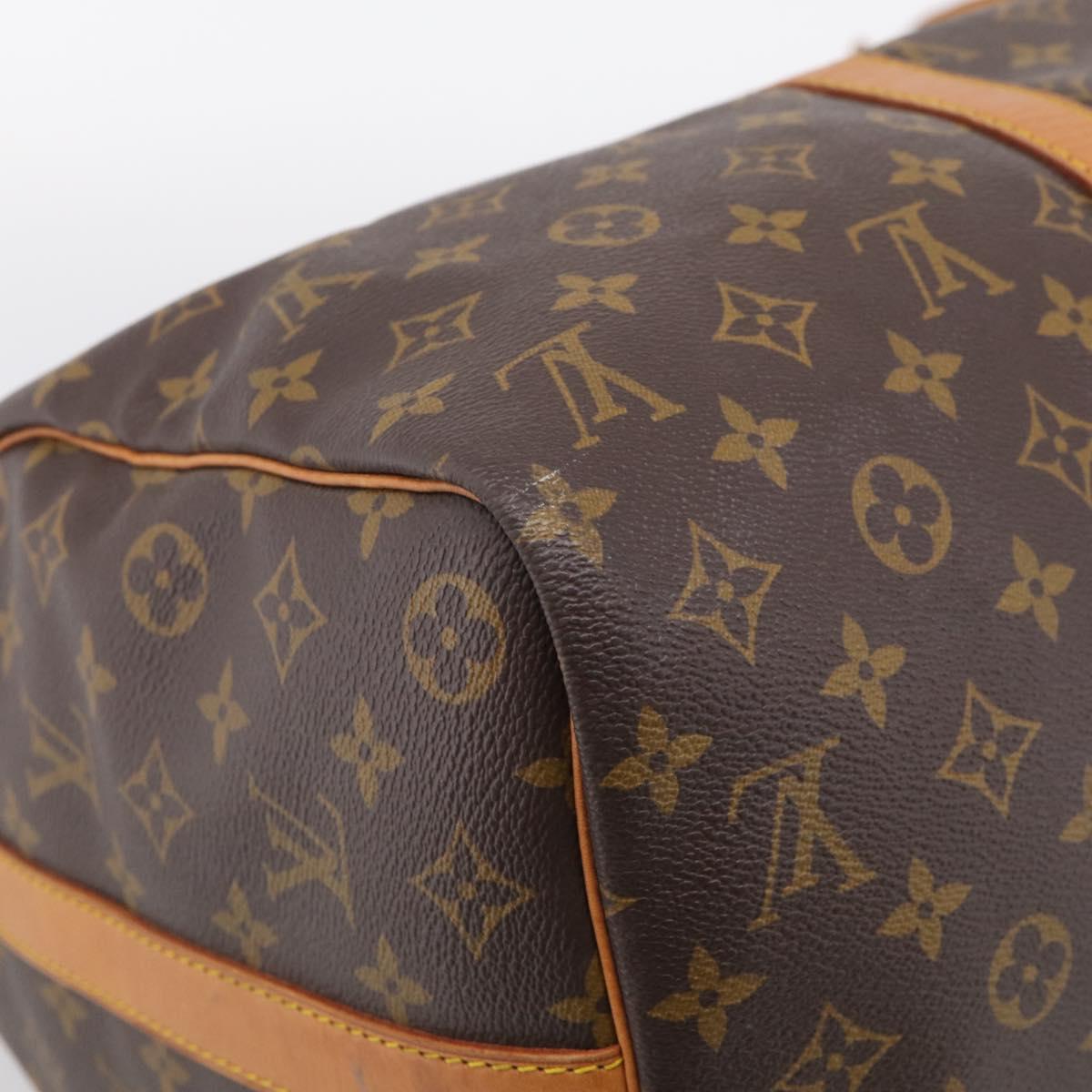 LOUIS VUITTON Monogram Keepall Bandouliere 45 Boston Bag M41418 LV Auth 207689