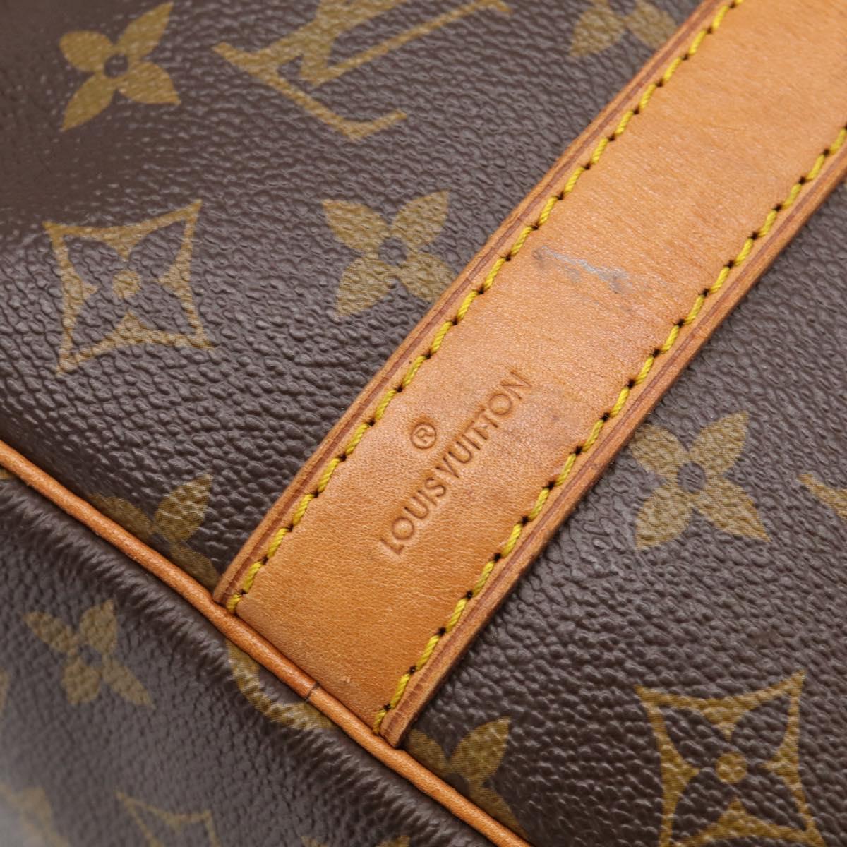 LOUIS VUITTON Monogram Keepall Bandouliere 45 Boston Bag M41418 LV Auth 207689