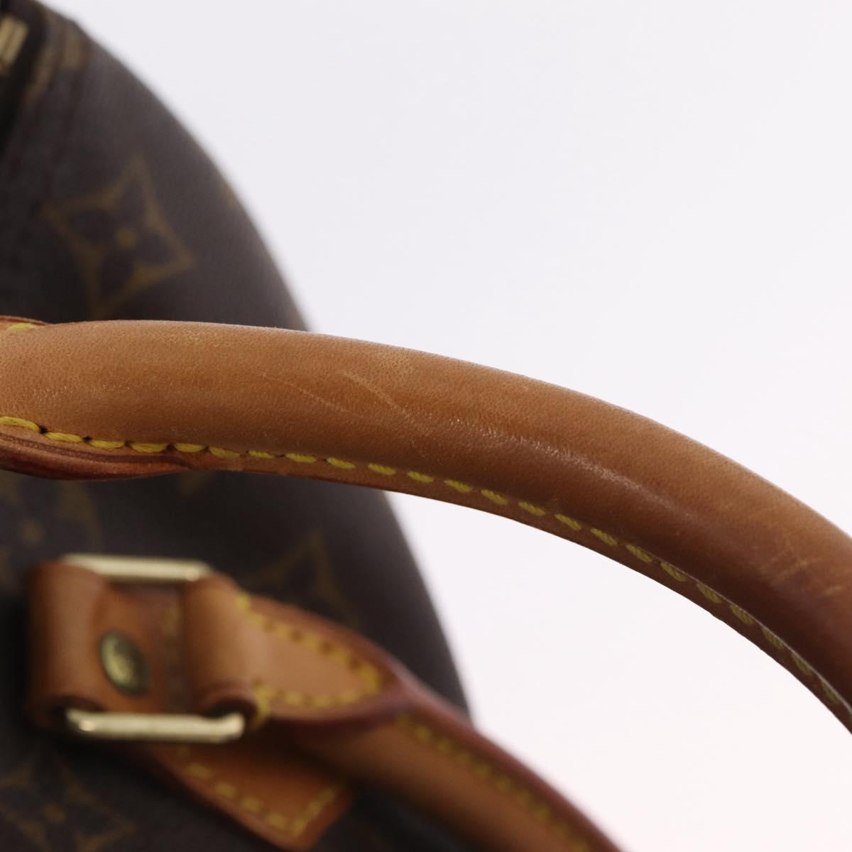 LOUIS VUITTON Monogram Speedy 30 Hand Bag M41526 LV Auth 207701A