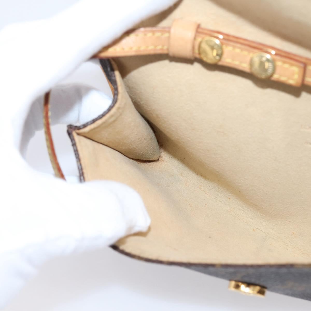 LOUIS VUITTON Monogram Pochette Twin PM Shoulder Bag M51854 LV Auth 207705