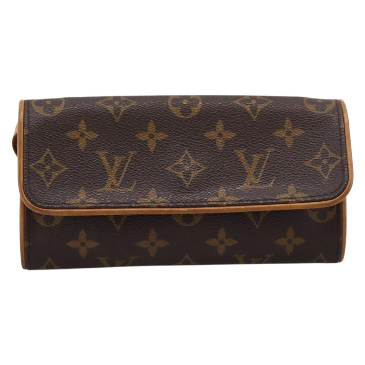 LOUIS VUITTON Monogram Pochette Twin PM Shoulder Bag M51854 LV Auth 207705