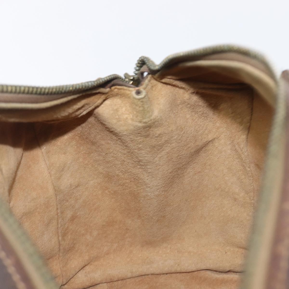 GUCCI GG Supreme Boston Bag PVC Beige Gold Tone 25 02 2112 Auth 207725