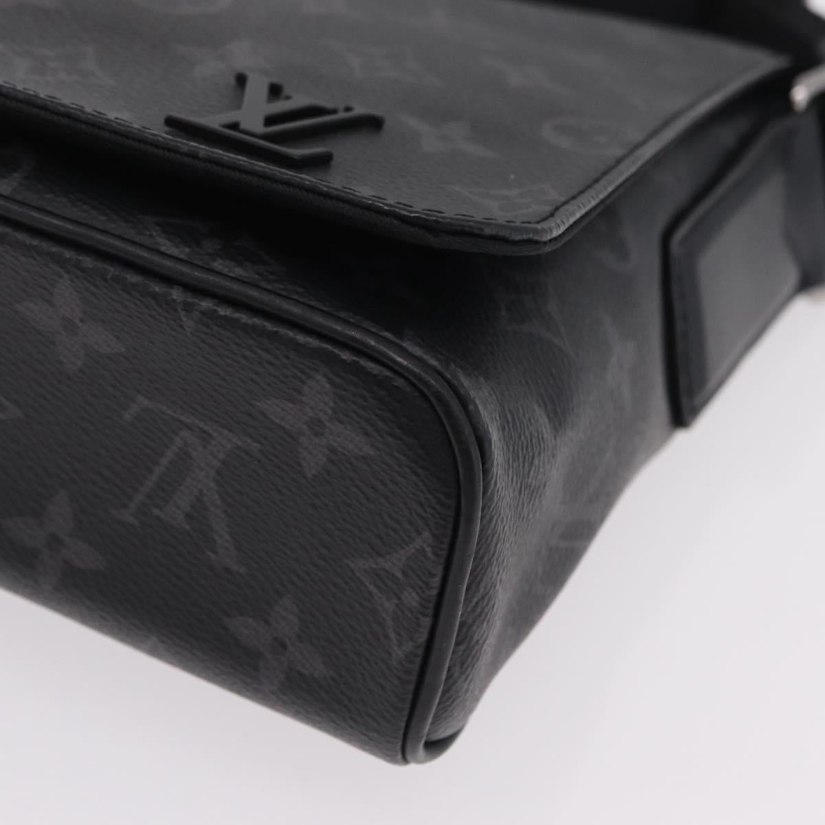 LOUIS VUITTON Monogram Eclipse District PM Shoulder Bag M45272 LV Auth 207726V