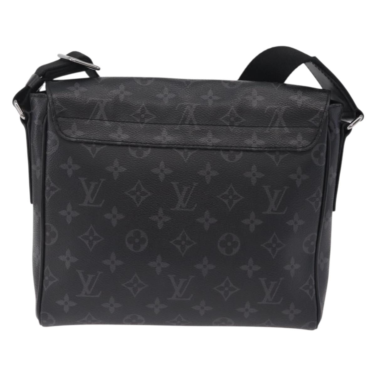 LOUIS VUITTON Monogram Eclipse District PM Shoulder Bag M45272 LV Auth 207726V