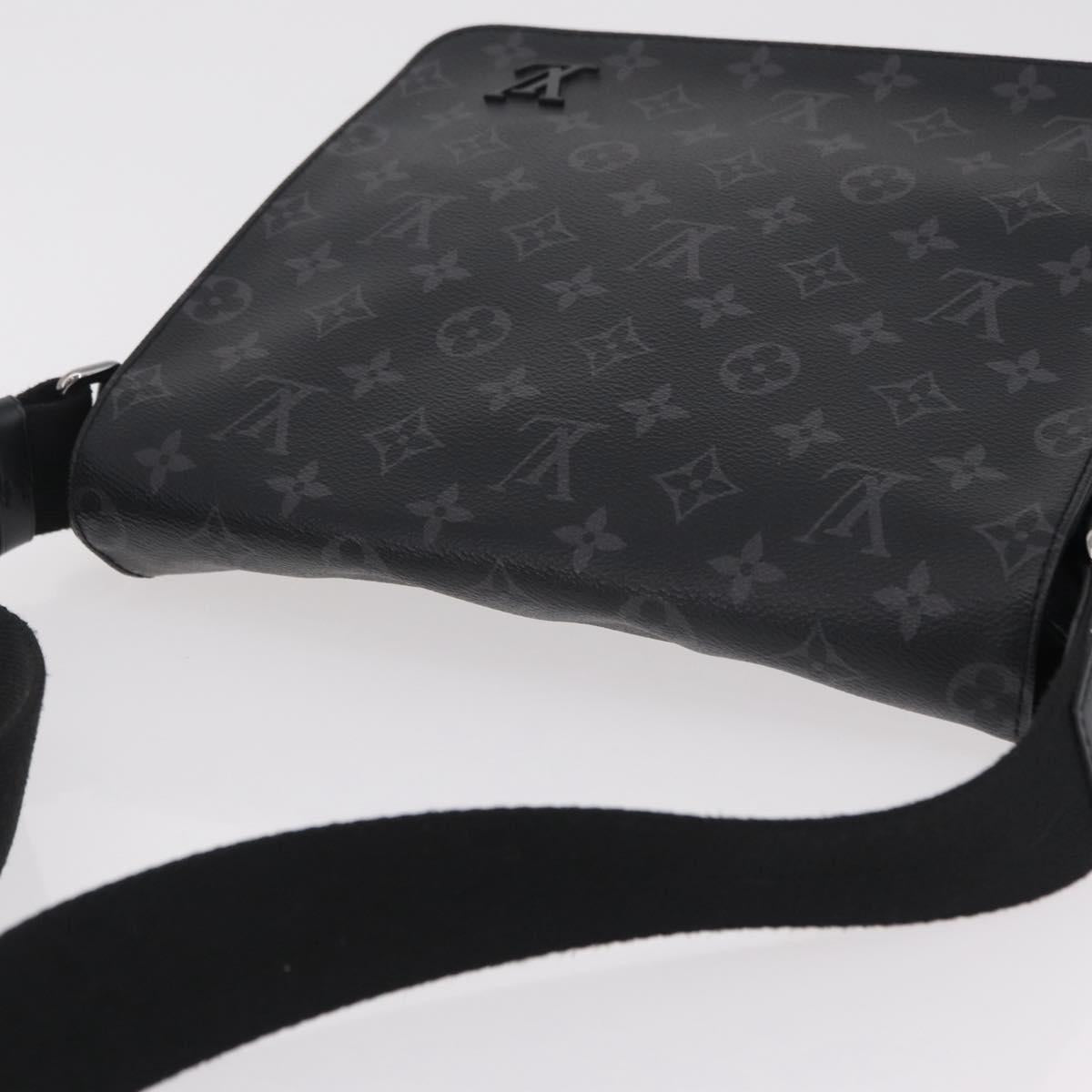 LOUIS VUITTON Monogram Eclipse District PM Shoulder Bag M45272 LV Auth 207726V