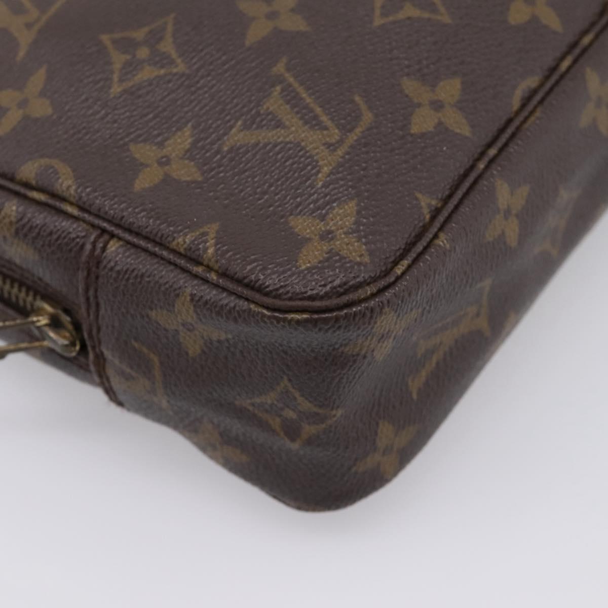 LOUIS VUITTON Monogram Trousse Toilette 23 Clutch Bag M47524 LV Auth 207732