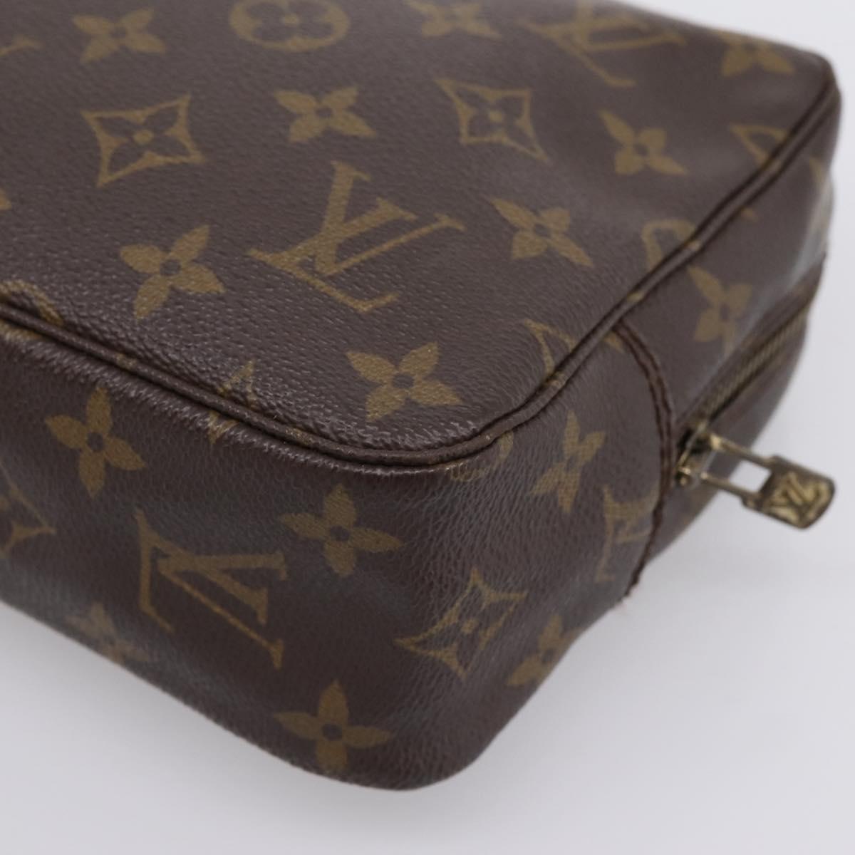 LOUIS VUITTON Monogram Trousse Toilette 23 Clutch Bag M47524 LV Auth 207732