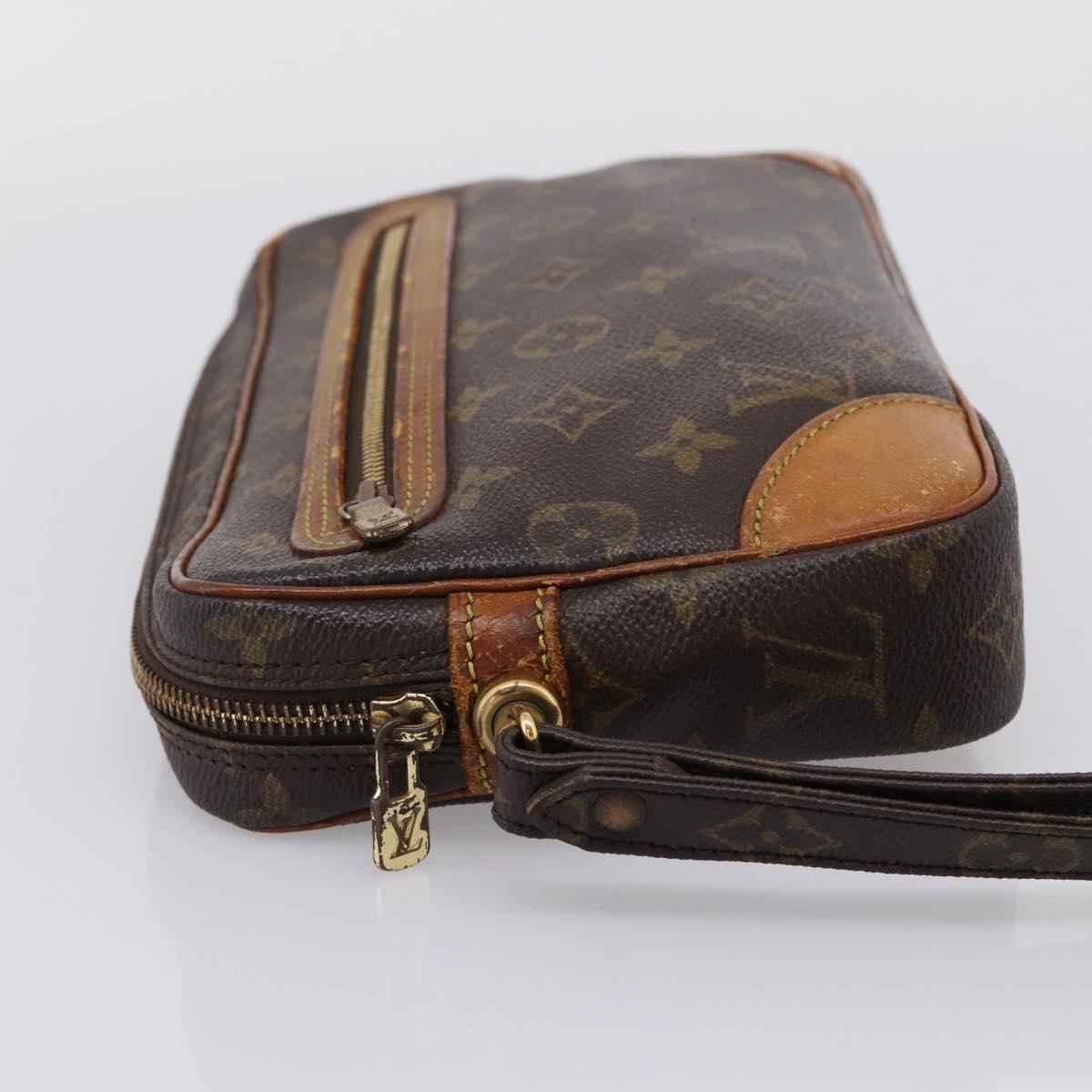 LOUIS VUITTON Monogram Marly Dragonne GM Clutch Bag M51825 LV Auth 207735