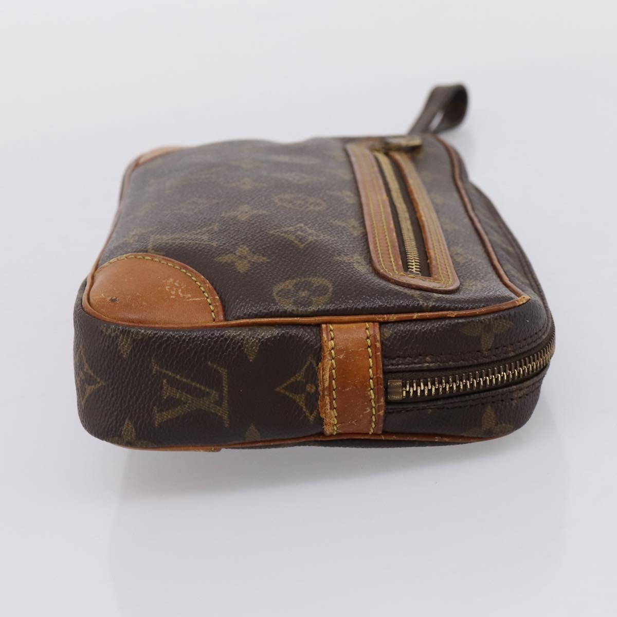 LOUIS VUITTON Monogram Marly Dragonne GM Clutch Bag M51825 LV Auth 207735