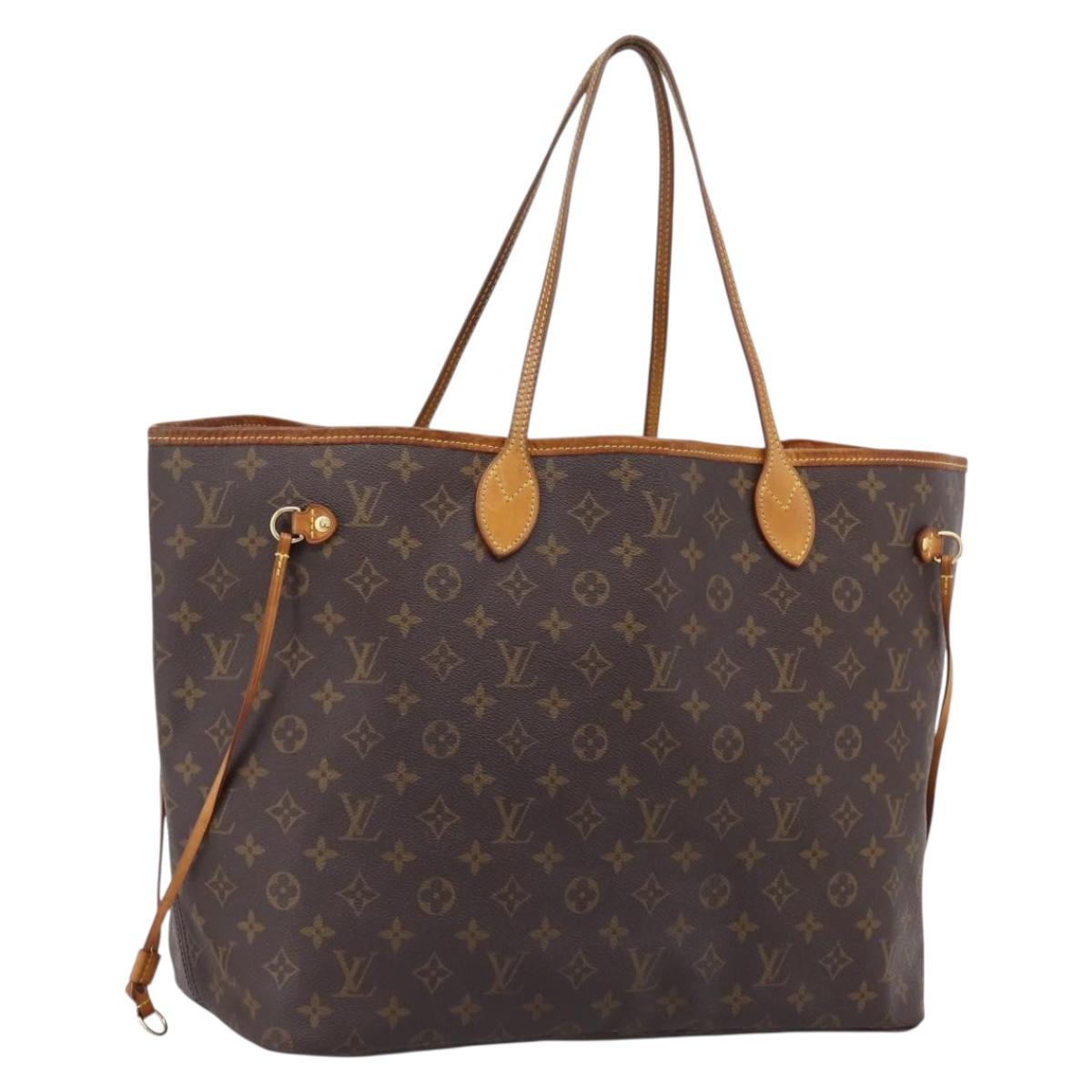 LOUIS VUITTON Monogram Neverfull GM Tote Bag M40157 LV Auth 207739A
