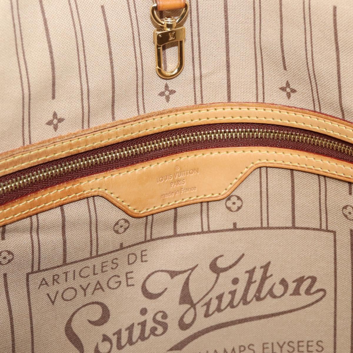 LOUIS VUITTON Monogram Neverfull GM Tote Bag M40157 LV Auth 207739A