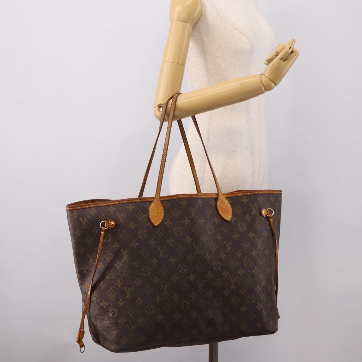 LOUIS VUITTON Monogram Neverfull GM Tote Bag M40157 LV Auth 207739A