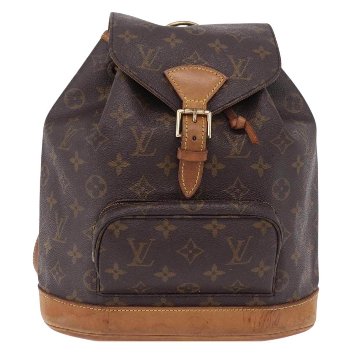 LOUIS VUITTON Monogram Montsouris PM Backpack M51137 LV Auth 207740A