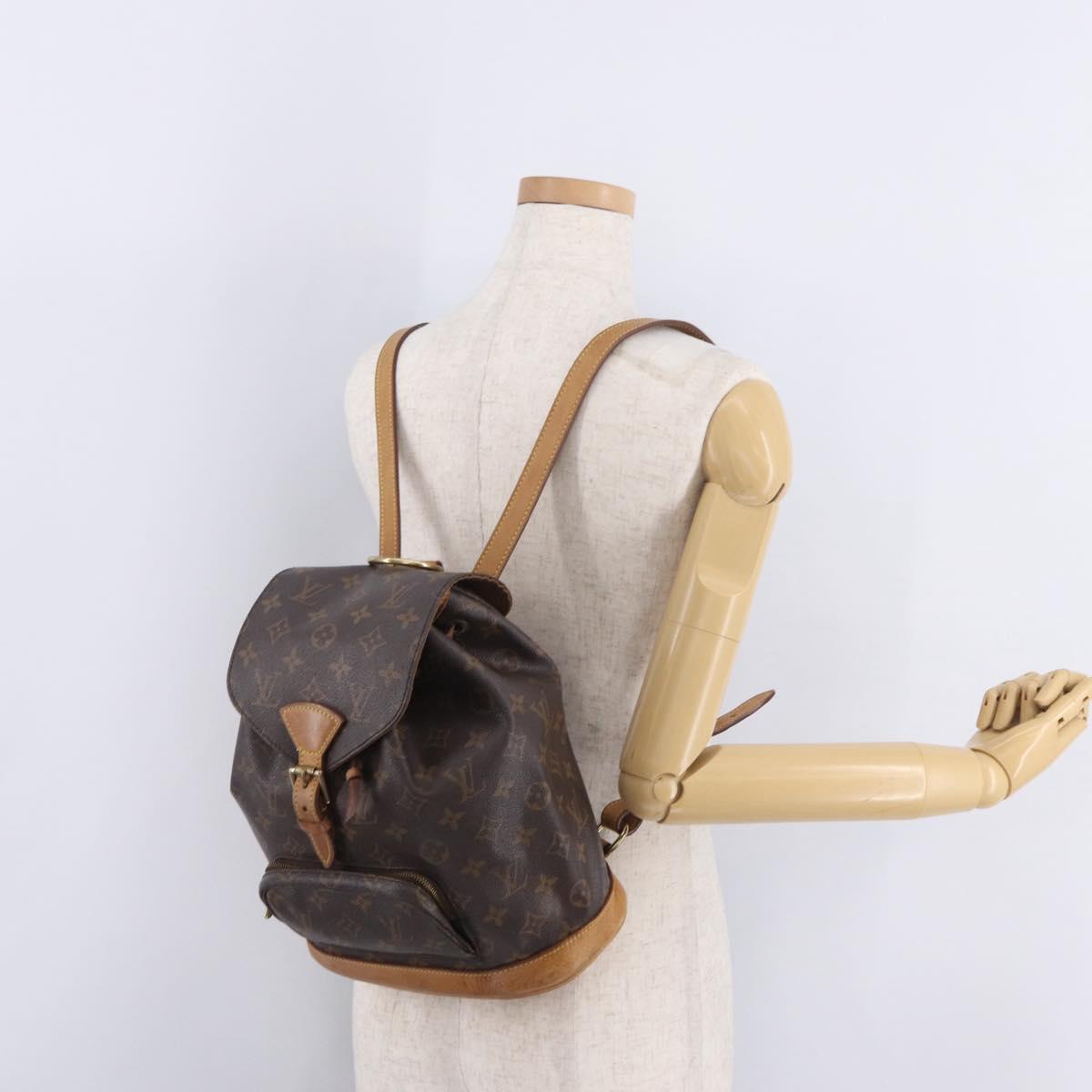 LOUIS VUITTON Monogram Montsouris PM Backpack M51137 LV Auth 207740A
