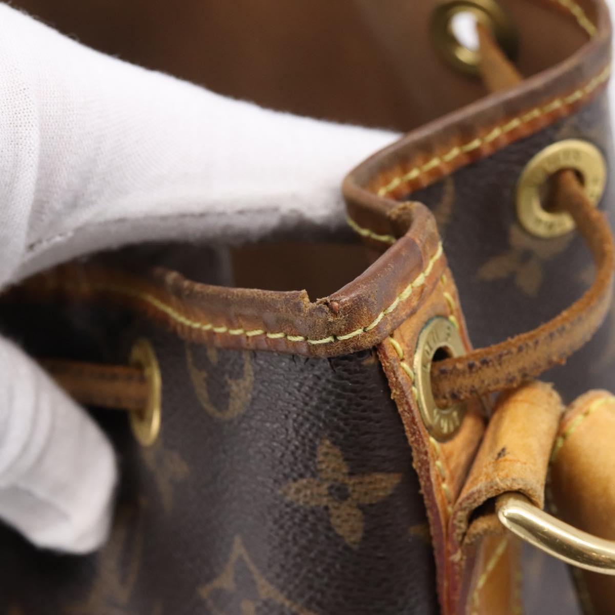 LOUIS VUITTON Monogram Noe Shoulder Bag M42224 LV Auth 207745