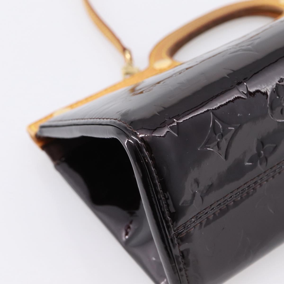 LOUIS VUITTON Monogram Vernis Roxbury Drive Bag Amarante M91995 LV Auth 207758A