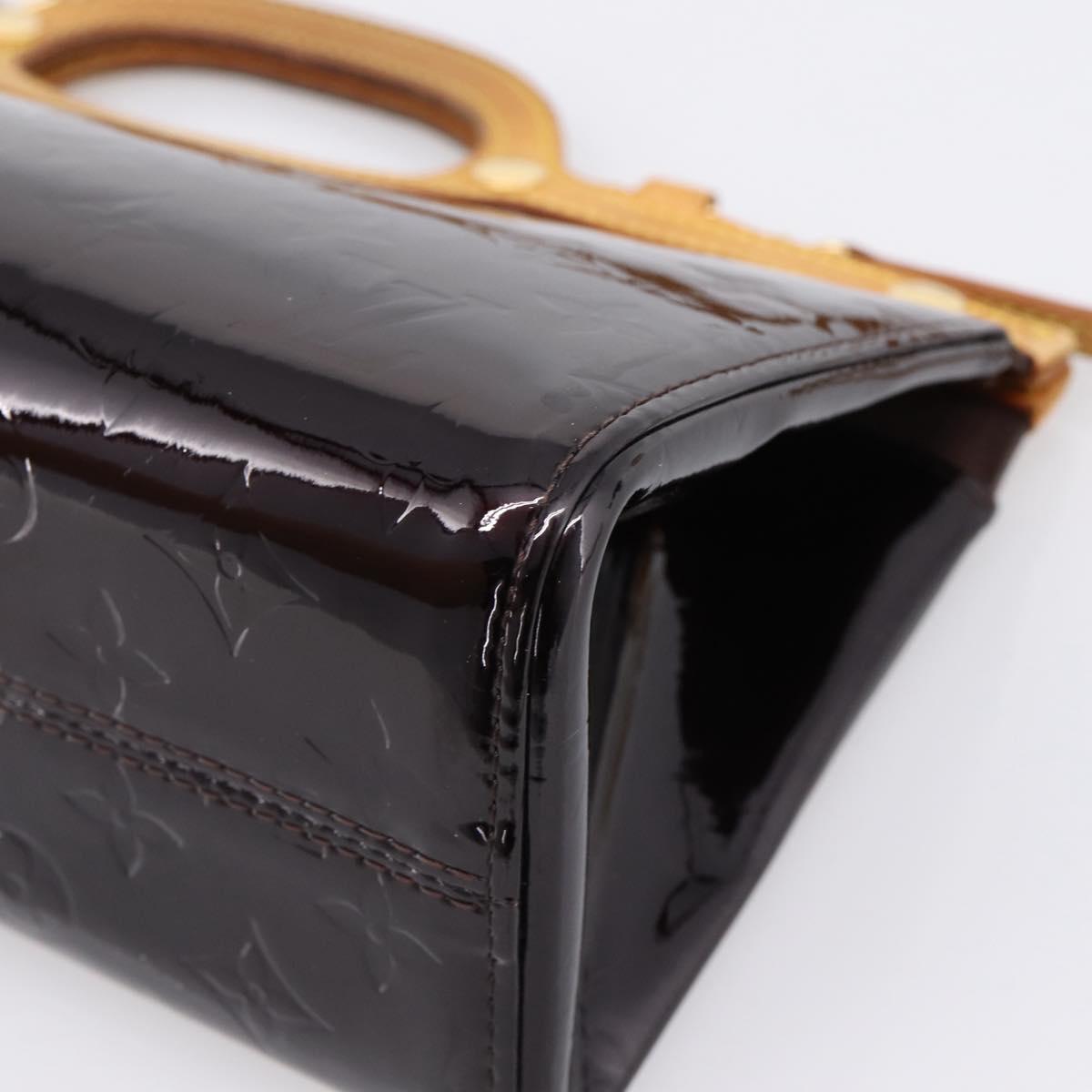 LOUIS VUITTON Monogram Vernis Roxbury Drive Bag Amarante M91995 LV Auth 207758A