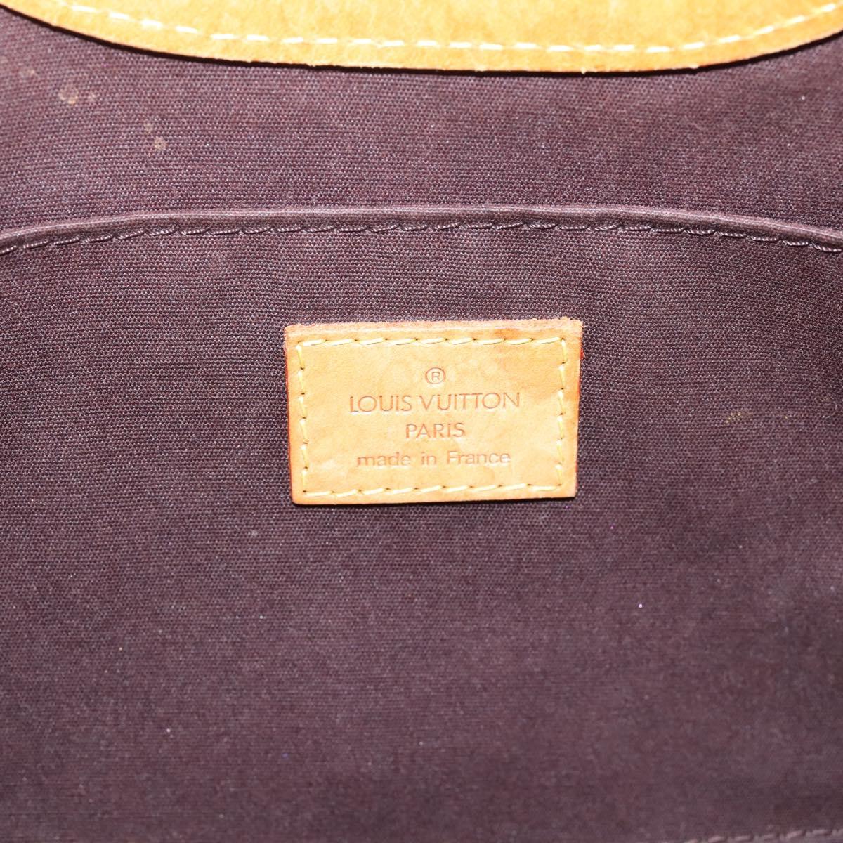 LOUIS VUITTON Monogram Vernis Roxbury Drive Bag Amarante M91995 LV Auth 207758A