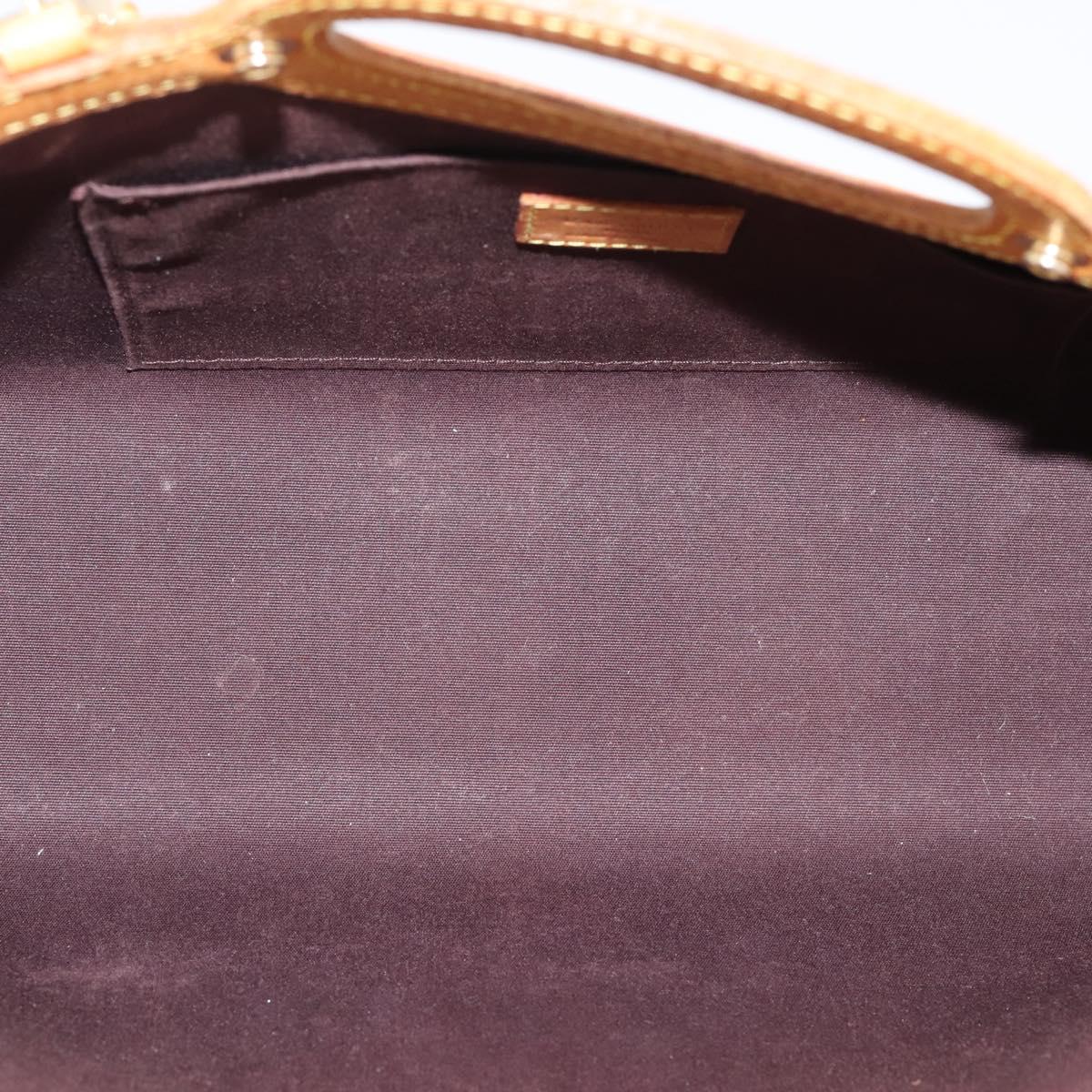 LOUIS VUITTON Monogram Vernis Roxbury Drive Bag Amarante M91995 LV Auth 207758A