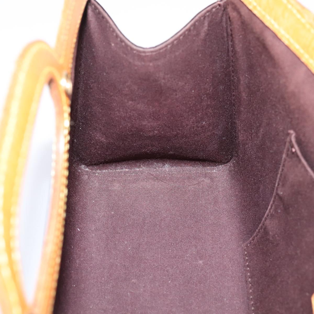 LOUIS VUITTON Monogram Vernis Roxbury Drive Bag Amarante M91995 LV Auth 207758A