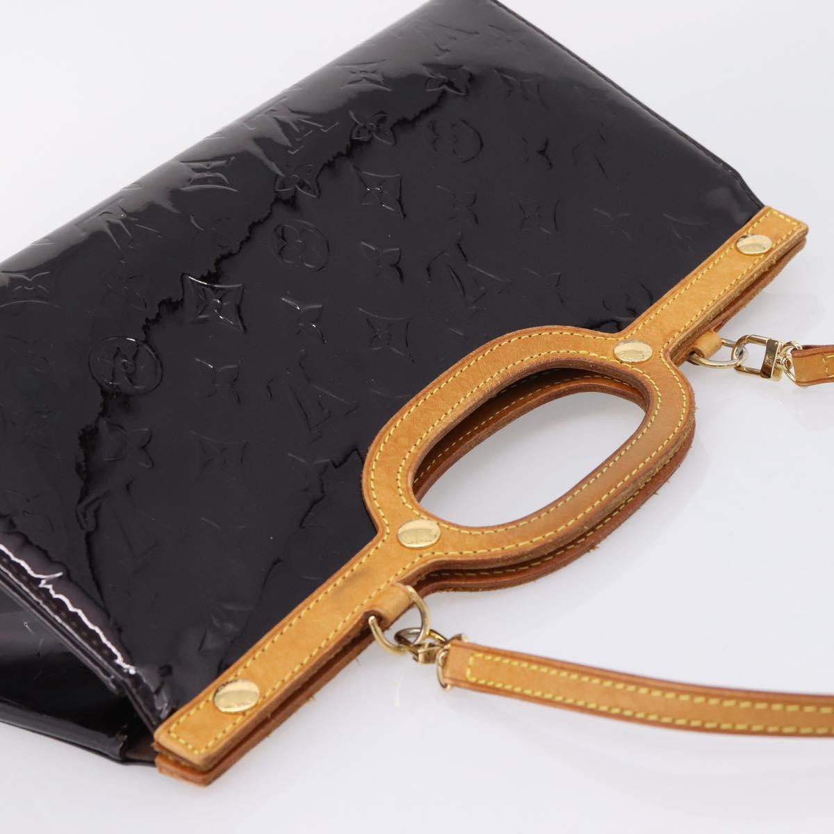 LOUIS VUITTON Monogram Vernis Roxbury Drive Bag Amarante M91995 LV Auth 207758A