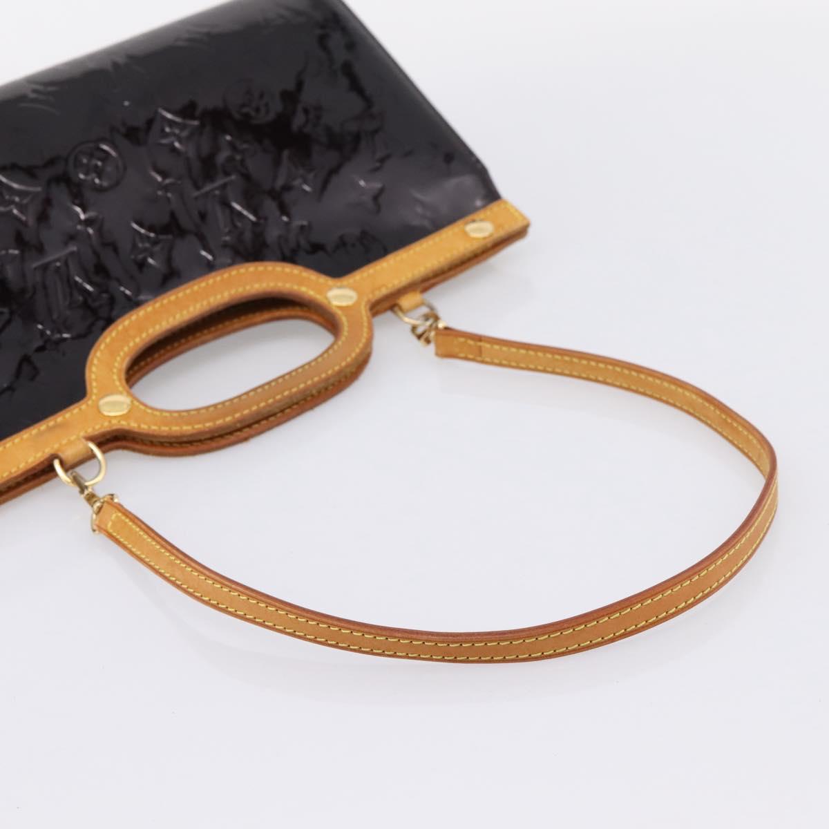 LOUIS VUITTON Monogram Vernis Roxbury Drive Bag Amarante M91995 LV Auth 207758A