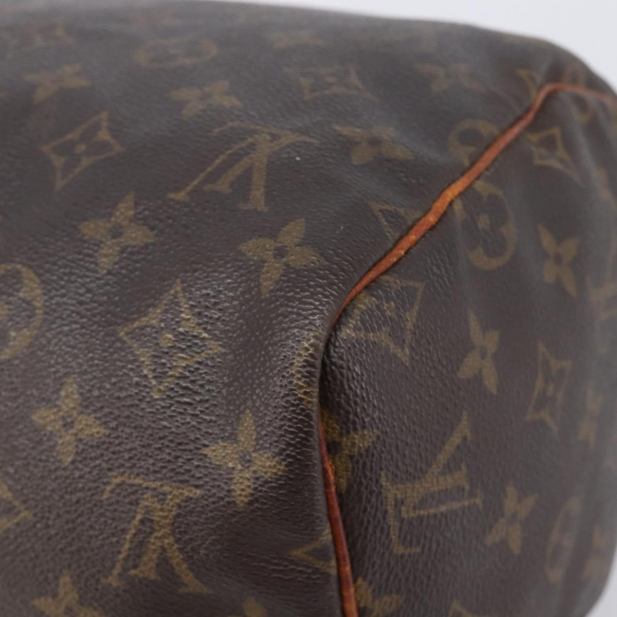 LOUIS VUITTON Monogram Speedy 30 Hand Bag M41526 LV Auth 207759