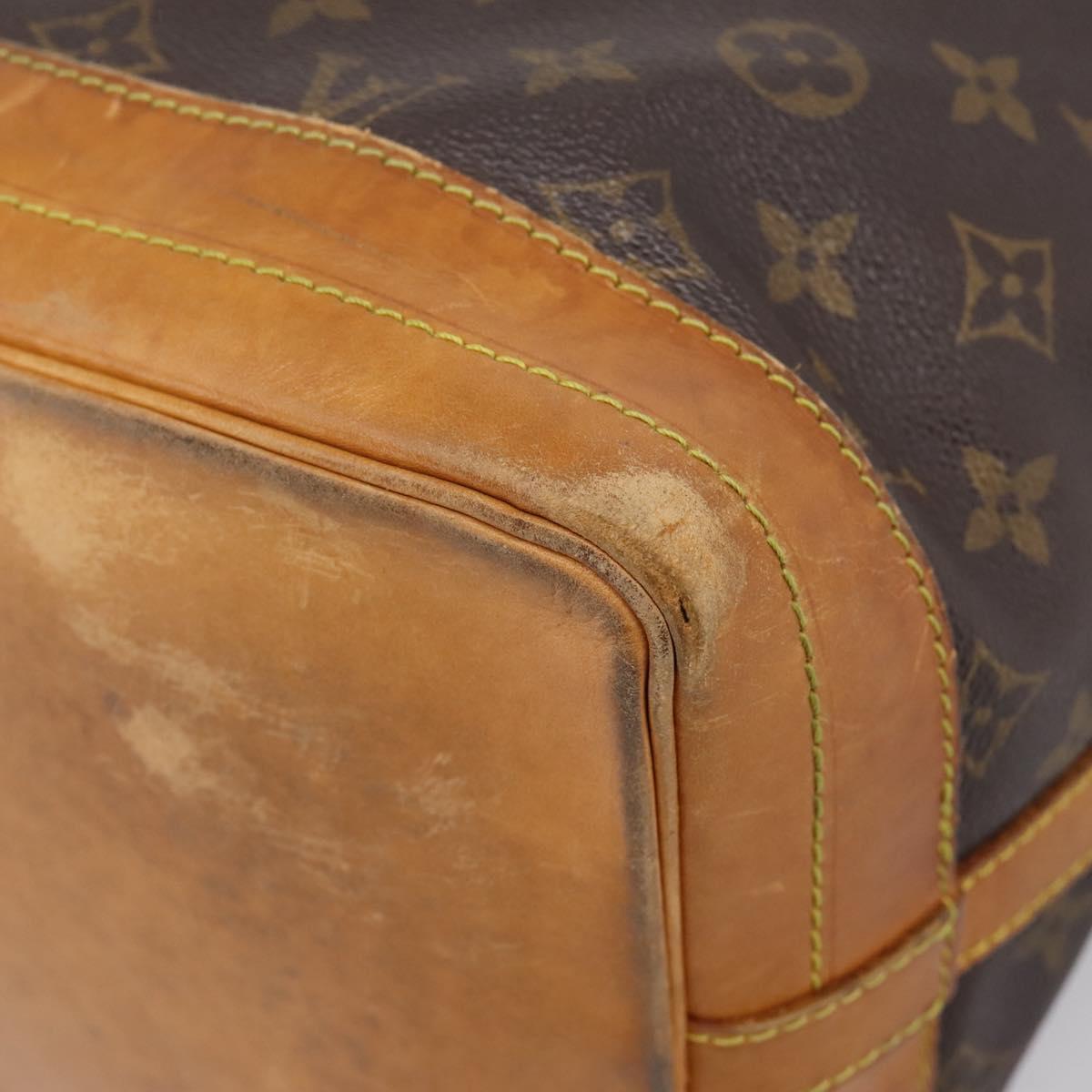 LOUIS VUITTON Monogram Noe Shoulder Bag M42224 LV Auth 207762