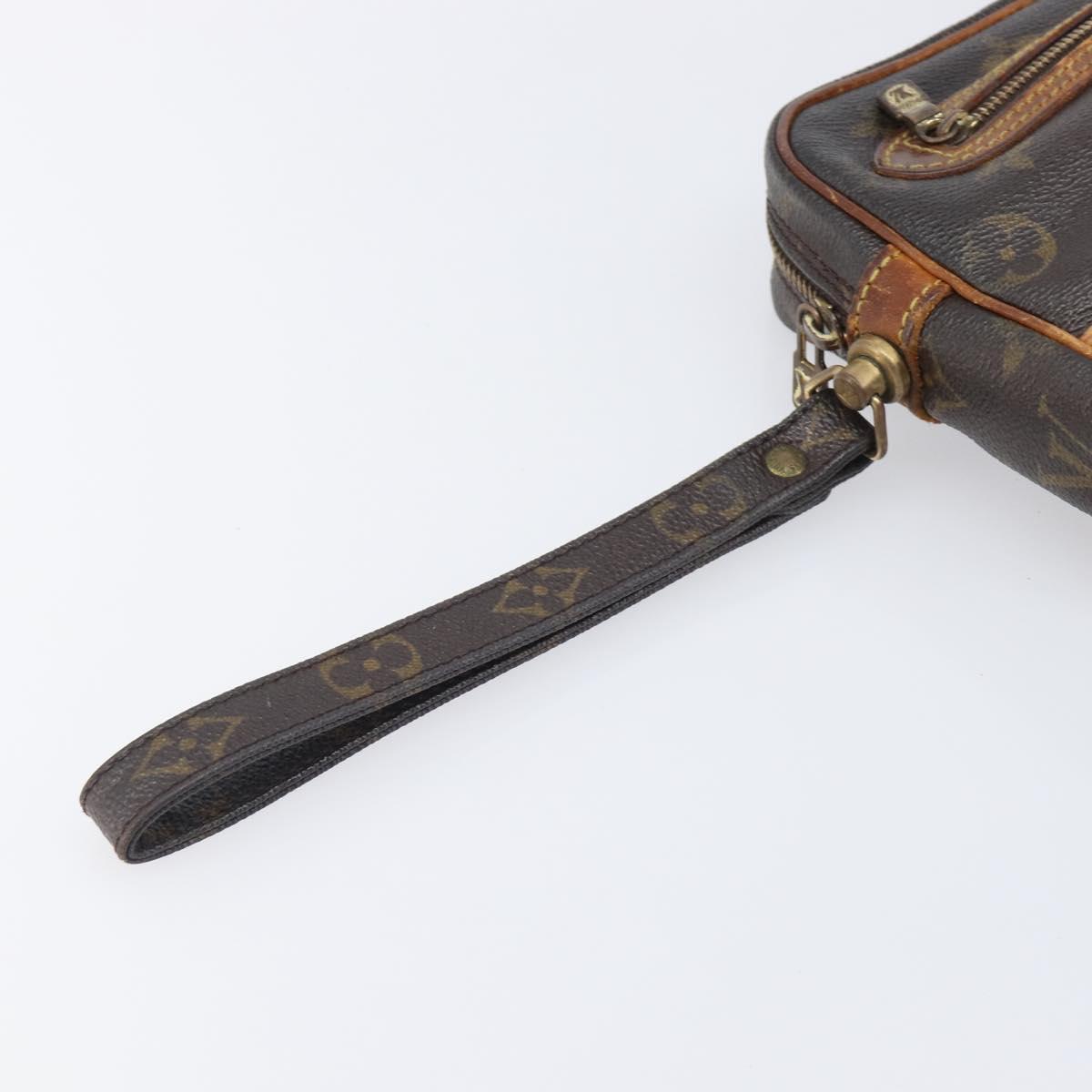 LOUIS VUITTON Monogram Marly Dragonne GM Clutch Bag M51825 LV Auth 207764